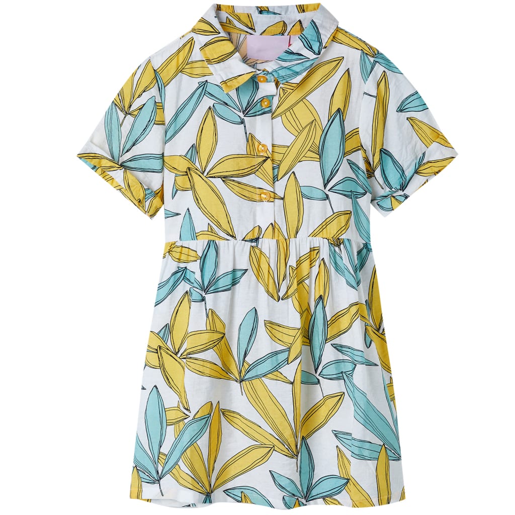 Vestido para criança cor cru 116