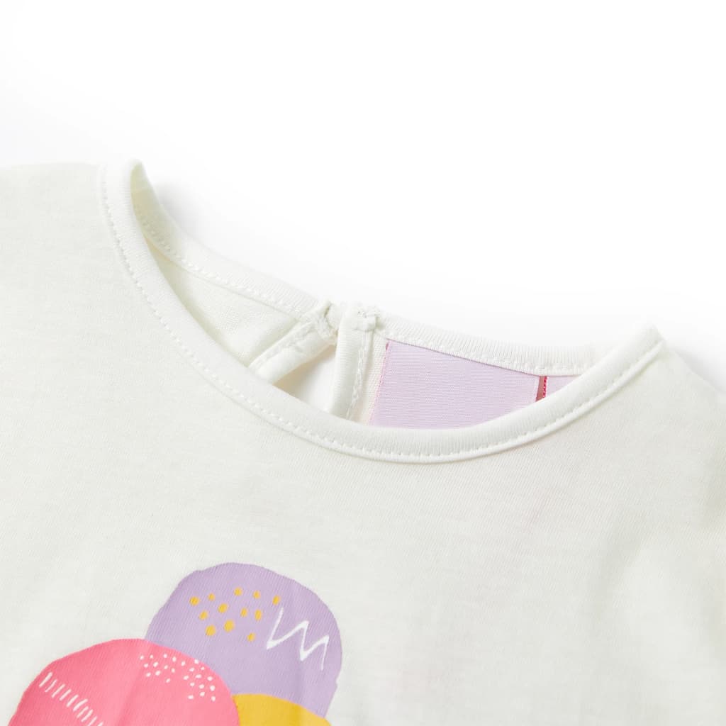 T-shirt infantil cor cru 104 – Image 3