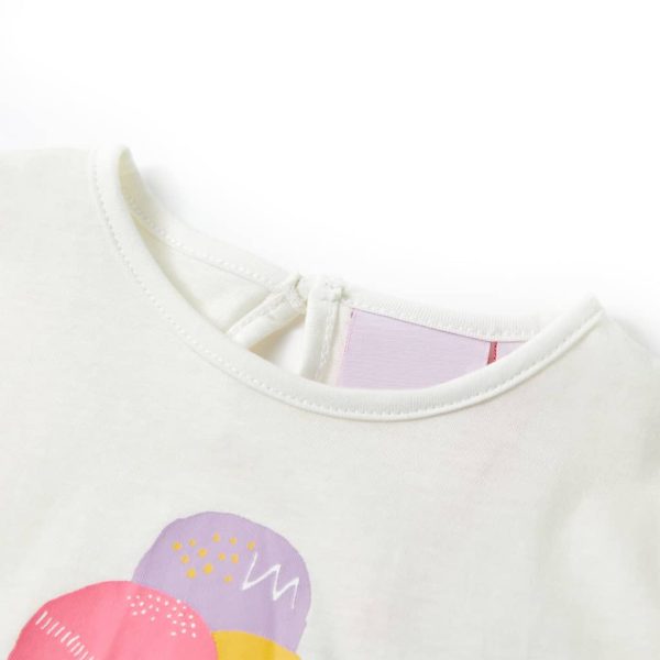 T-shirt infantil cor cru 140 – Image 3