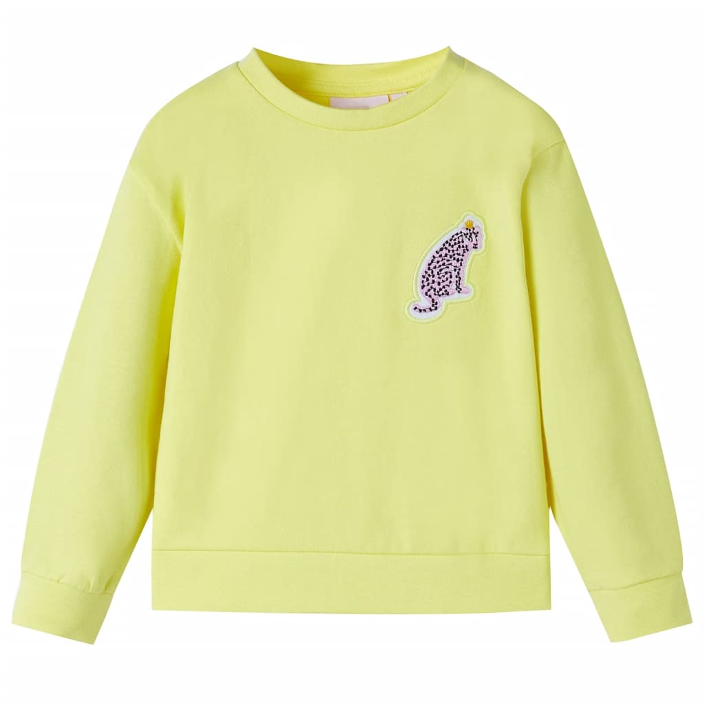 Sweatshirt para criança amarelo 104