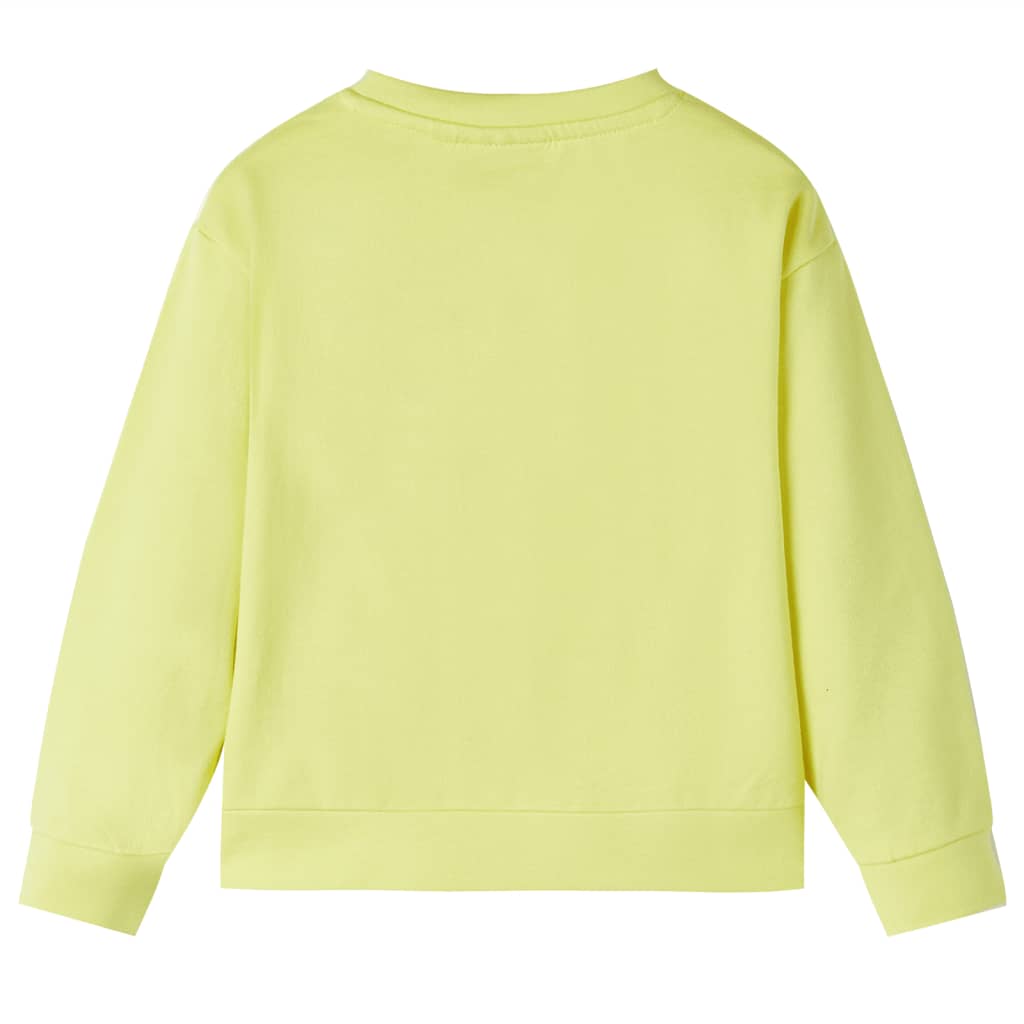 Sweatshirt para criança amarelo 104 – Image 2