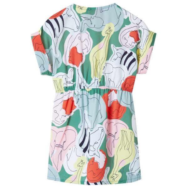 Vestido de criança verde 104 – Image 2