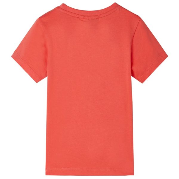 T-shirt para criança vermelho-claro 116 – Image 2