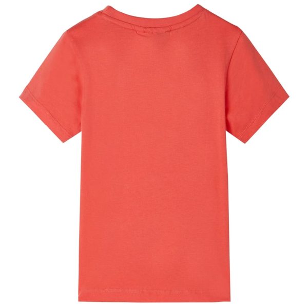 T-shirt para criança vermelho-claro 140 – Image 2