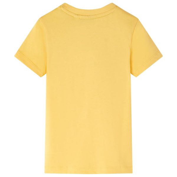 T-shirt infantil ocre-claro 92 – Image 2