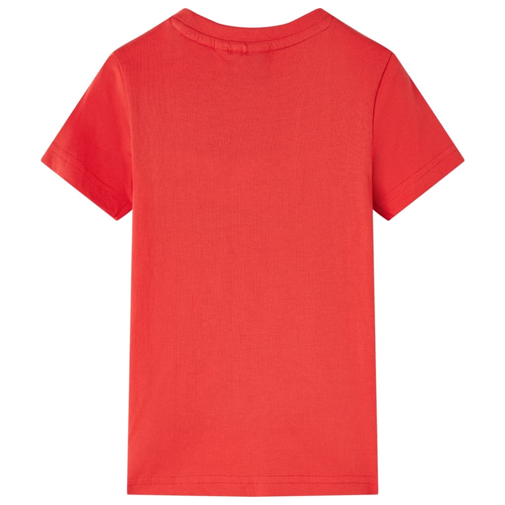 T-shirt para criança vermelho 140 – Image 2