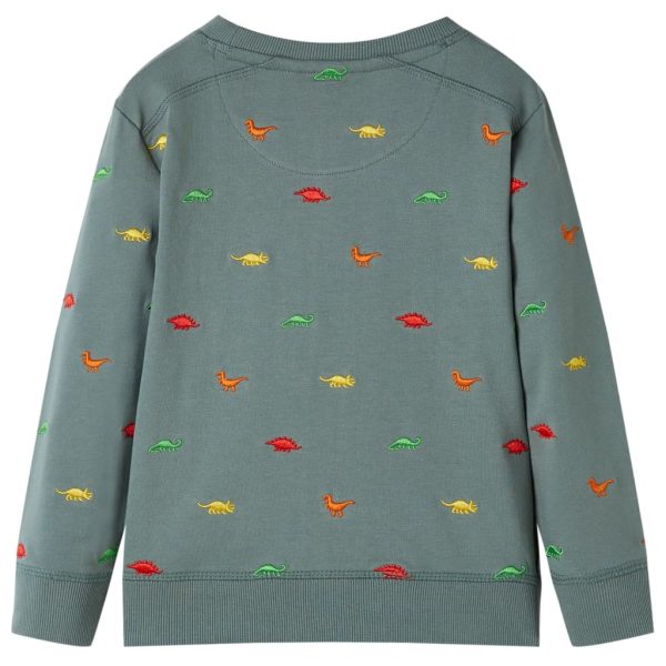 Sweatshirt para criança cor caqui 140 – Image 2