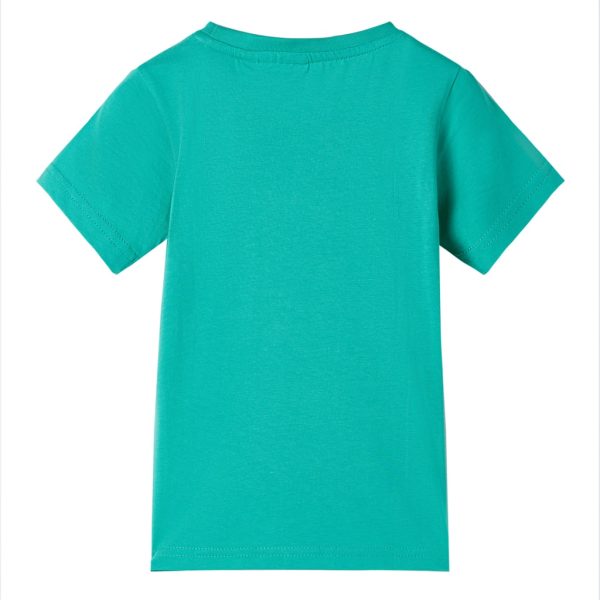 T-shirt de criança verde 128 – Image 2