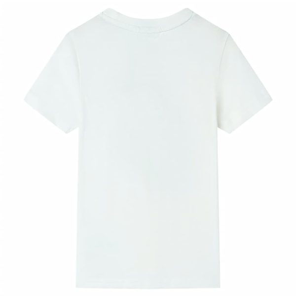 T-shirt de manga curta para criança cor cru 104 – Image 2