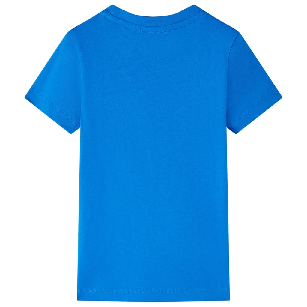 T-shirt infantil azul brilhante 104 – Image 2