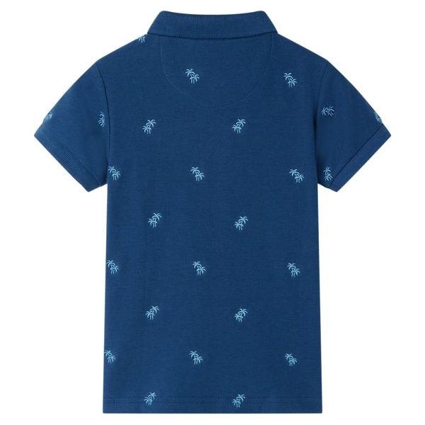 Polo para criança azul-escuro 104 – Image 2