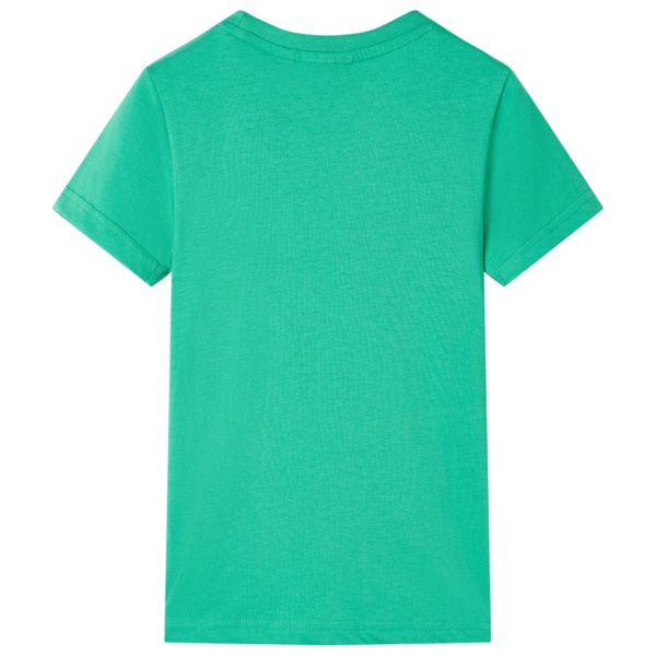 T-shirt de criança verde 92 – Image 2