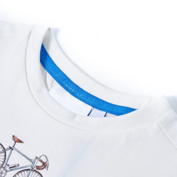 T-shirt infantil cor cru 128 – Image 3