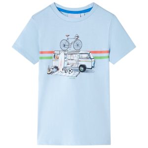 T-shirt para criança azul 104