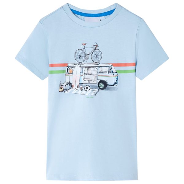 T-shirt para criança azul 104