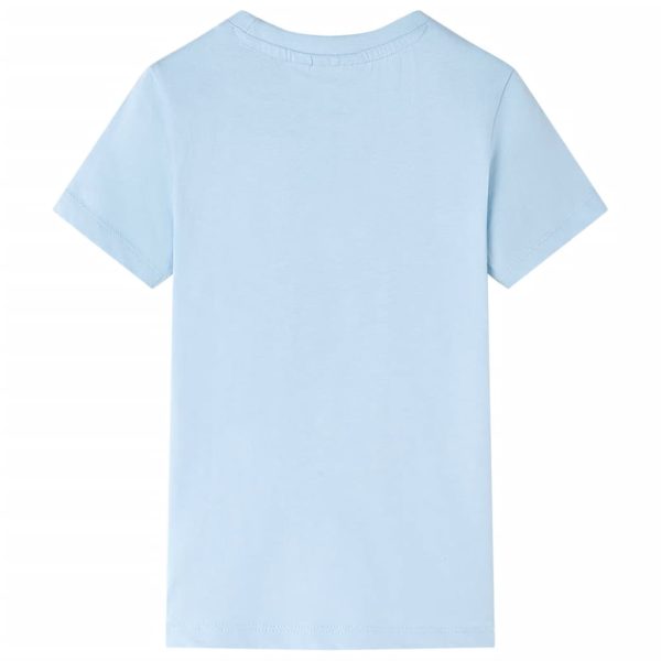T-shirt para criança azul 104 – Image 2
