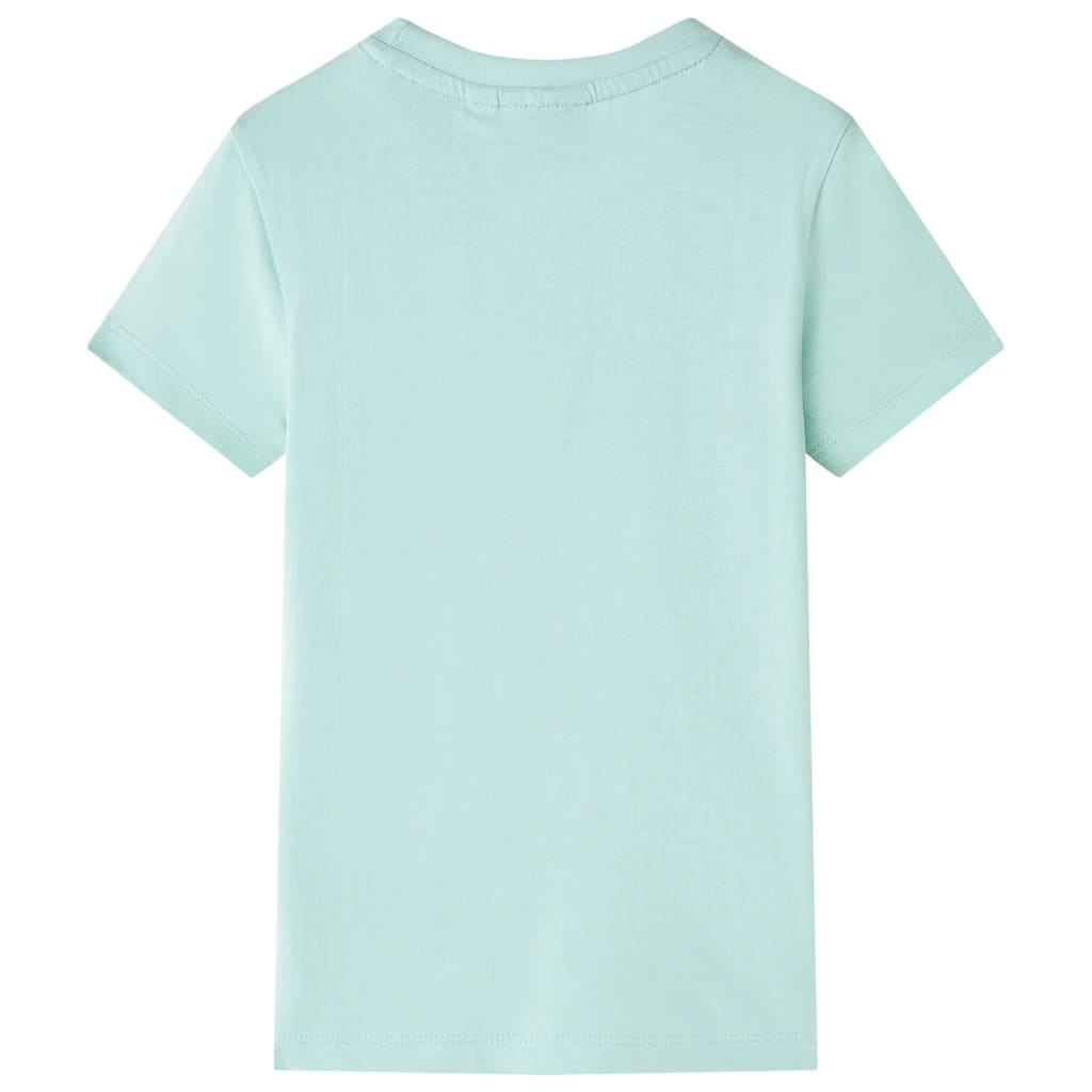 T-shirt infantil menta-claro 92 – Image 2