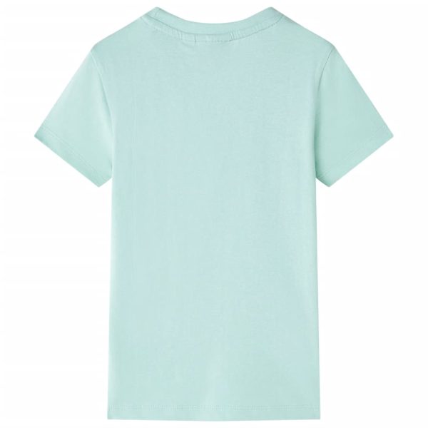 T-shirt infantil menta-claro 140 – Image 2