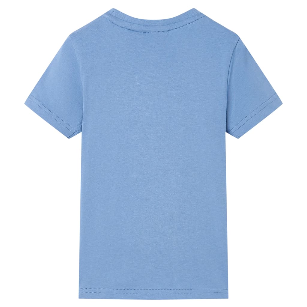 T-shirt de criança azul médio 140 – Image 2