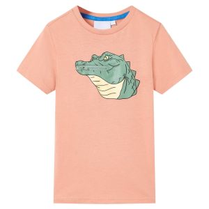 T-shirt de criança laranja-claro 104