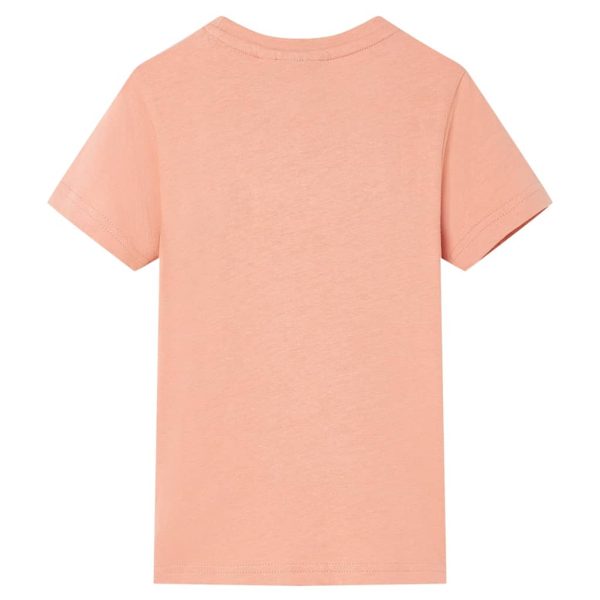 T-shirt de criança laranja-claro 104 – Image 2