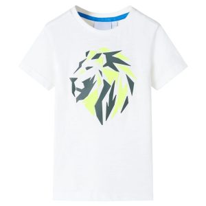T-shirt infantil cor cru 104