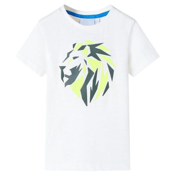 T-shirt infantil cor cru 104