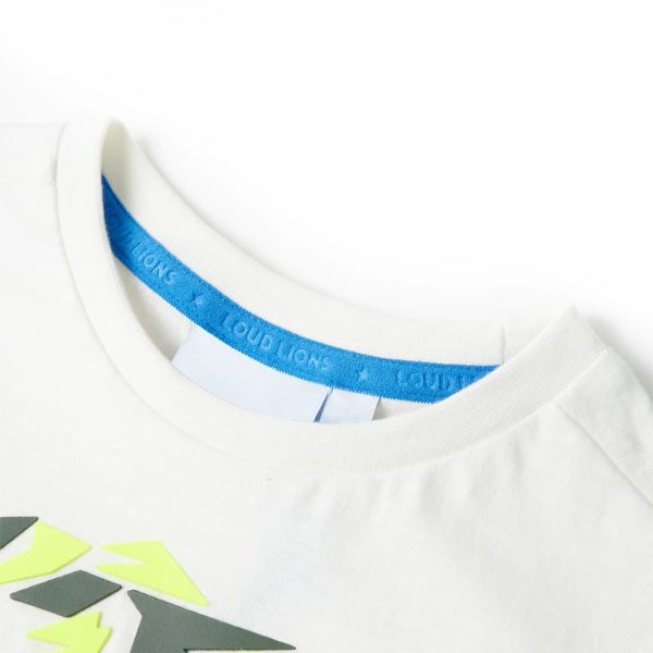 T-shirt infantil cor cru 104 – Image 3