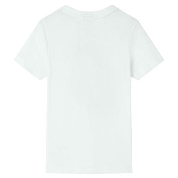 T-shirt de manga curta para criança cor cru 116 – Image 2