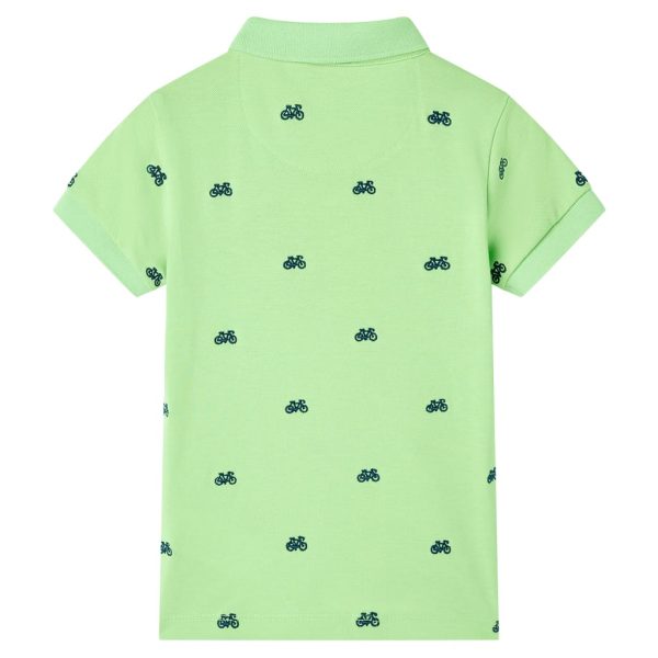 Polo de criança verde néon 140 – Image 2