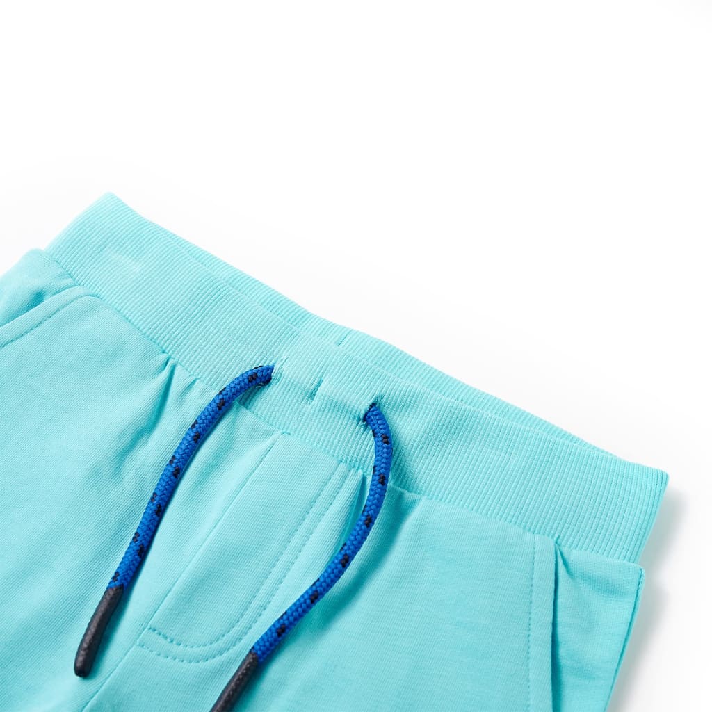 Calções de criança com cordão azul-água 128 – Image 3