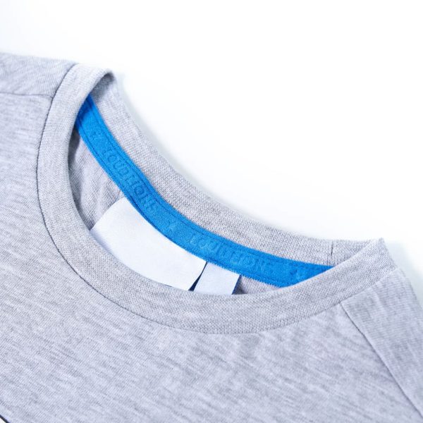 T-shirt para criança cinzento 104 – Image 3