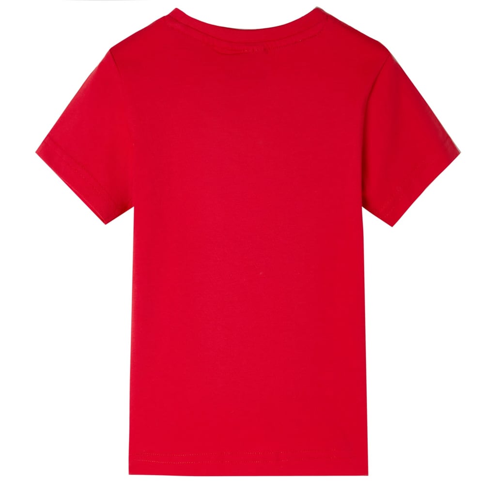 T-shirt para criança vermelho 116 – Image 2