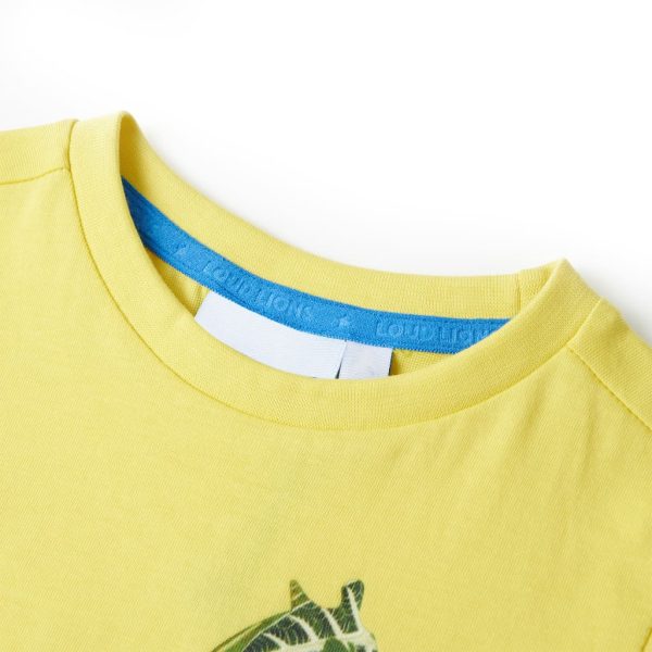 T-shirt de criança amarelo 140 – Image 3