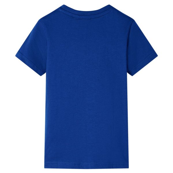 T-shirt para criança azul-escuro 128 – Image 2