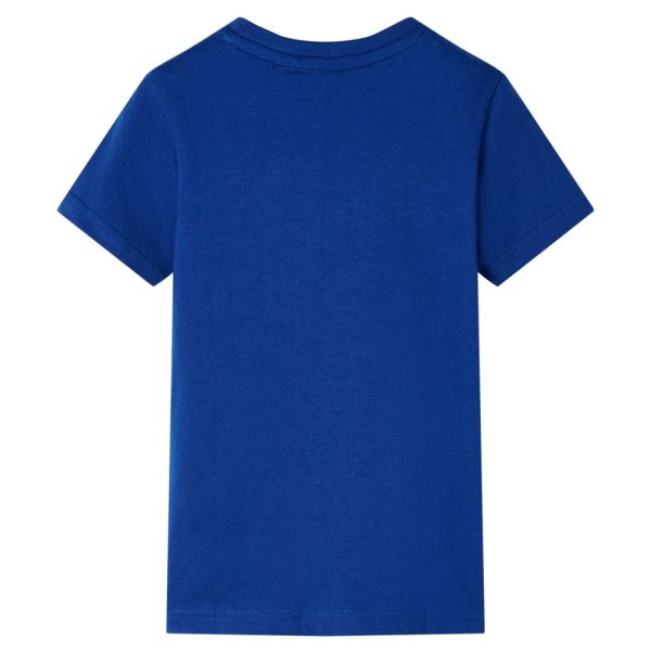 T-shirt para criança azul-escuro 140 – Image 2