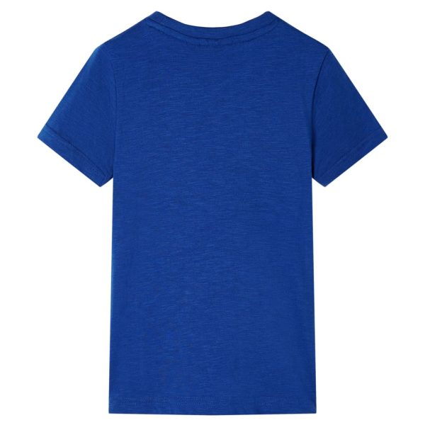 T-shirt para criança azul-escuro 104 – Image 2