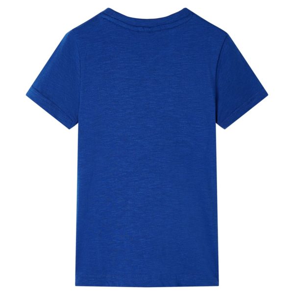 T-shirt para criança azul-escuro 116 – Image 2