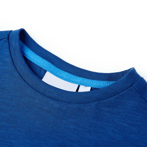 T-shirt para criança azul-escuro 140 – Image 3