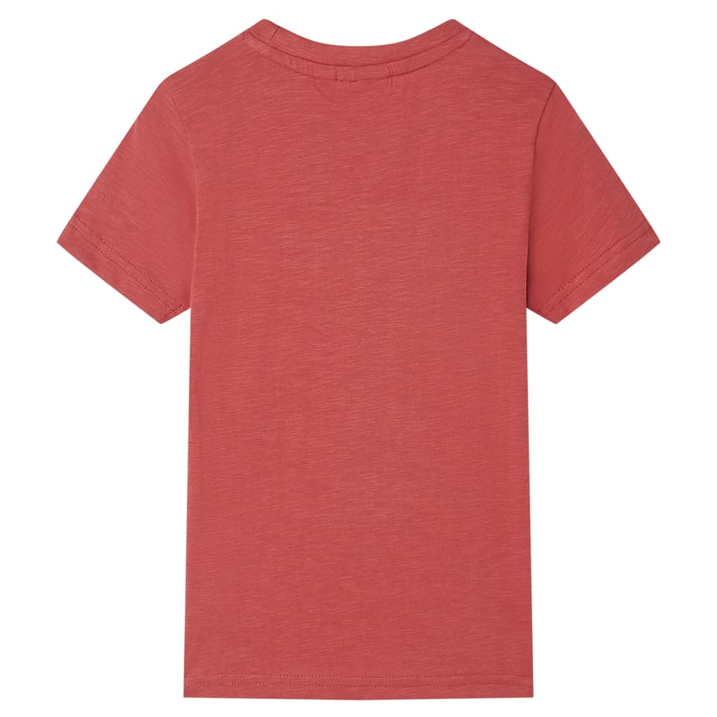 T-shirt de criança cor paprika 116 – Image 2