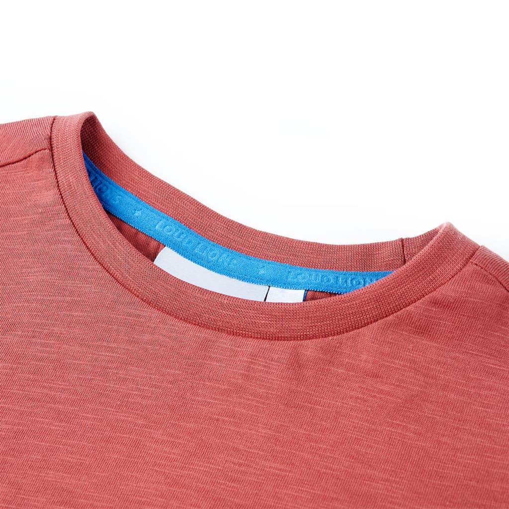 T-shirt de criança cor paprika 116 – Image 3