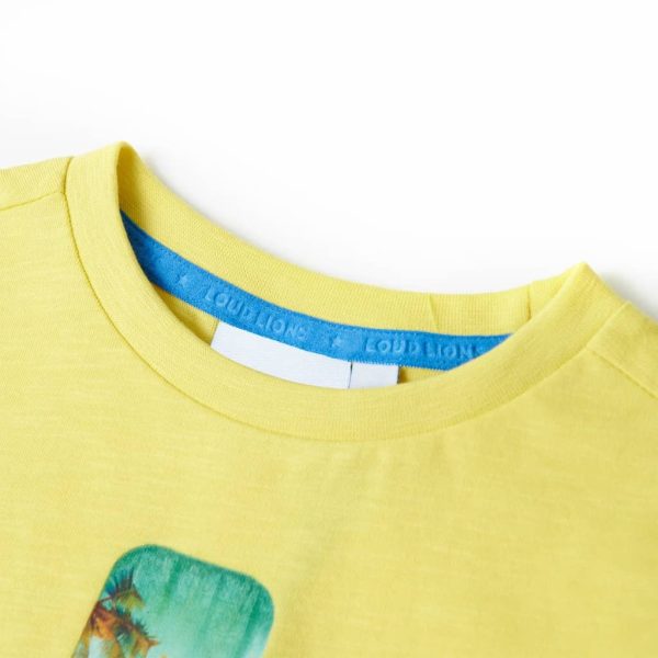 T-shirt de criança amarelo 104 – Image 3