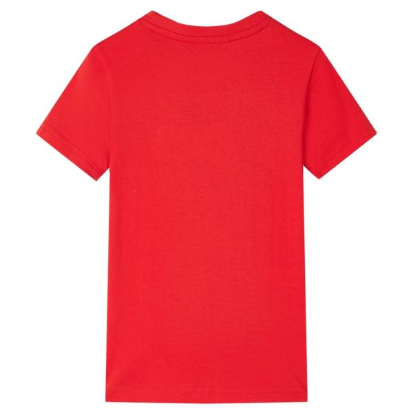 T-shirt infantil vermelho 92 – Image 2