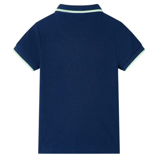 Polo para criança azul-marinho 128 – Image 2