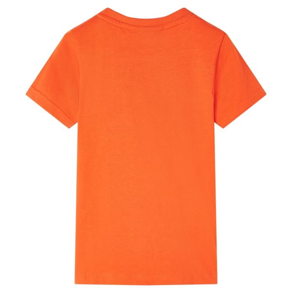 T-shirt de criança laranja-escuro 116 – Image 2