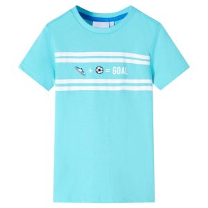 T-shirt para criança ciano 92