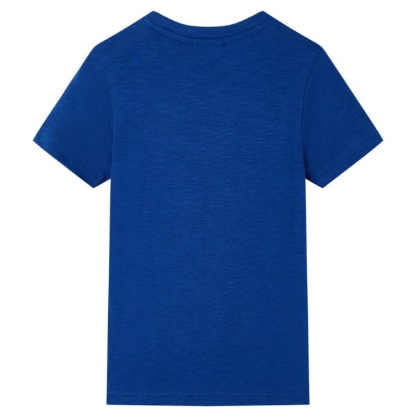 T-shirt para criança azul-escuro 116 – Image 2