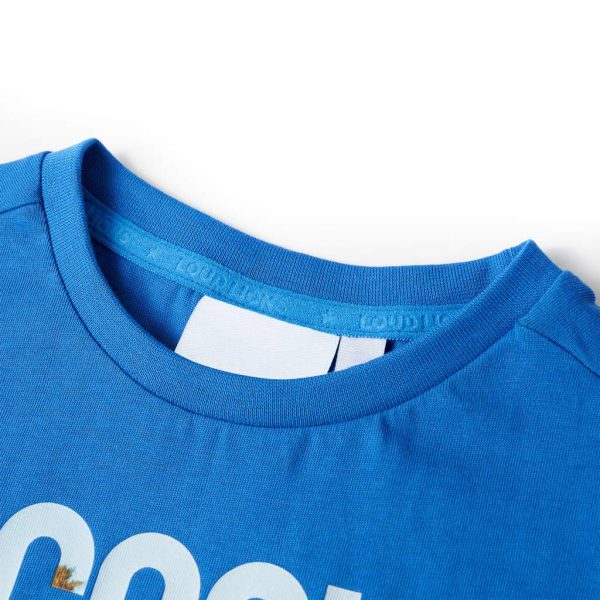 T-shirt de criança azul 128 – Image 3