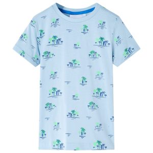 T-shirt para criança azul 140