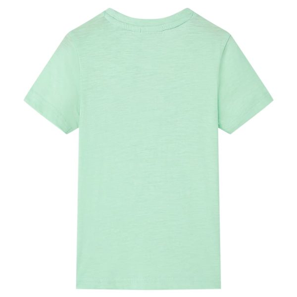T-shirt de criança verde-claro 128 – Image 2